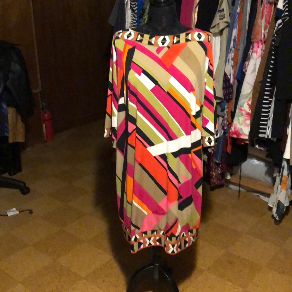 Multicolored Flowy Dress